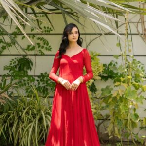 Red Long Maxi